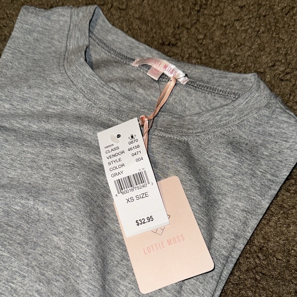 Grey lottie moss double cinched mini dress - Picture 9 of 11
